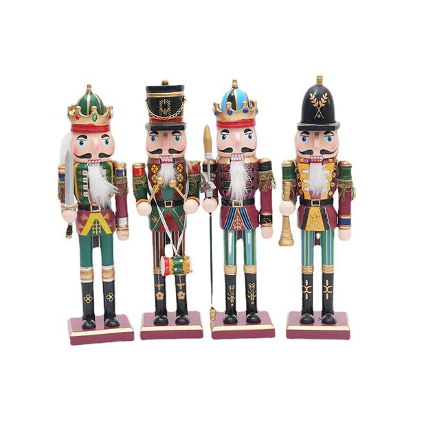 Christmas Classic Wooden Nutcracker Doll Christmas Gift Crafts Ornament