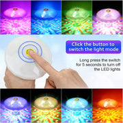 Bathtub Light LED Intelligent Underwater Projection Light Colorful Night Light Colorful Floating Bubble Light