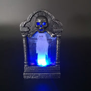 Halloween Tombstone Light New LED Decorative Prop Candle Light Colorful Flash Skull Light Portable Pumpkin Light