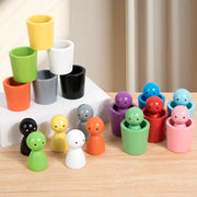 Children's Color Little People Classification Cup Stacking Joy Kindergarten Baby Hand Eye Coordination Training Puzzle Toy