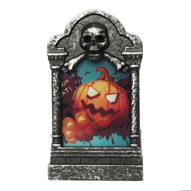 Halloween Tombstone Light New LED Decorative Prop Candle Light Colorful Flash Skull Light Portable Pumpkin Light